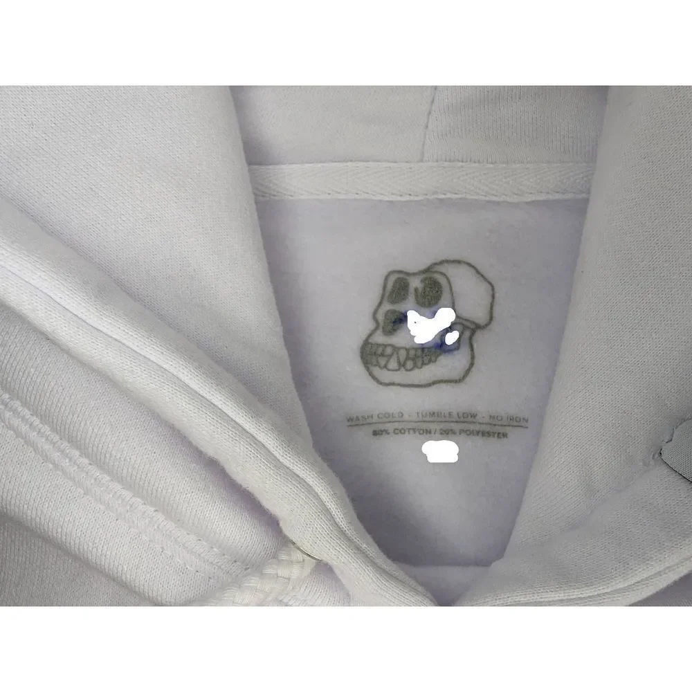 BORED APE YACHT COMPANY I LOVE BAYC APE FEST 2021 EXCLUSIVE WHITE HOODIE XL